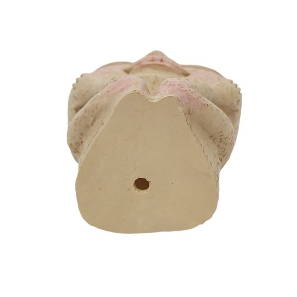 Face Head Flower Planter Container Pot Flowerpot Figure Garden Decor Tabletop - Picture 10 of 12